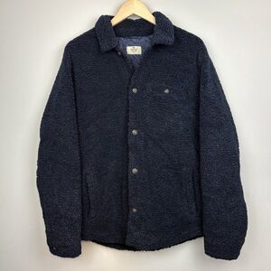 Marine Layer Sherpa Overshirt
Size "Marge" Shirt Jacket Navy
Men's M/L